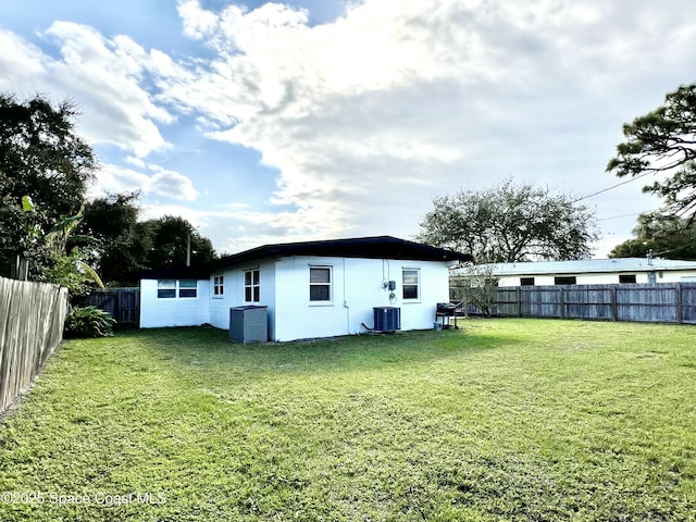 exterior space with central AC unit