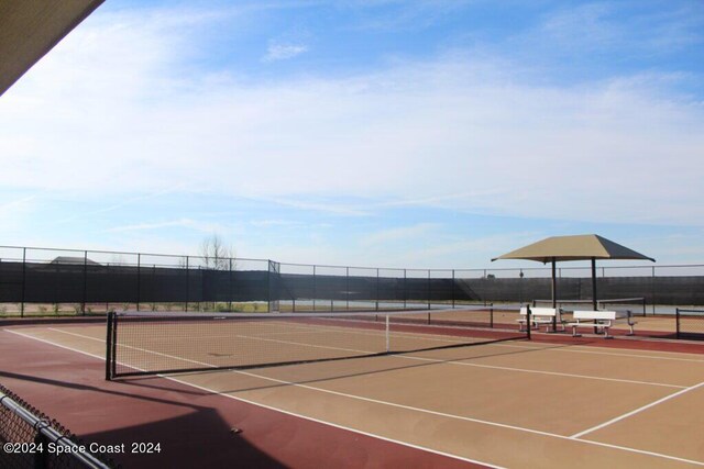 view of sport court featuring basketball court