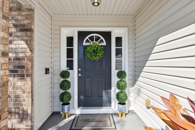 view of property entrance