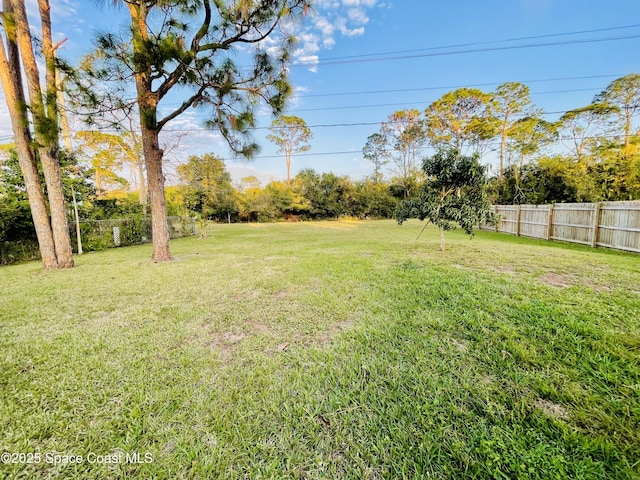 view of yard