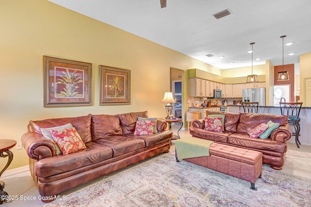 view of living room