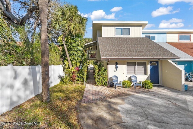 view of property featuring a patio area