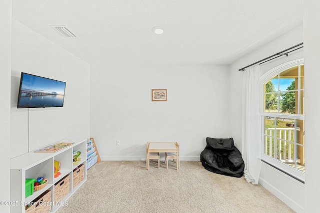 playroom with carpet flooring