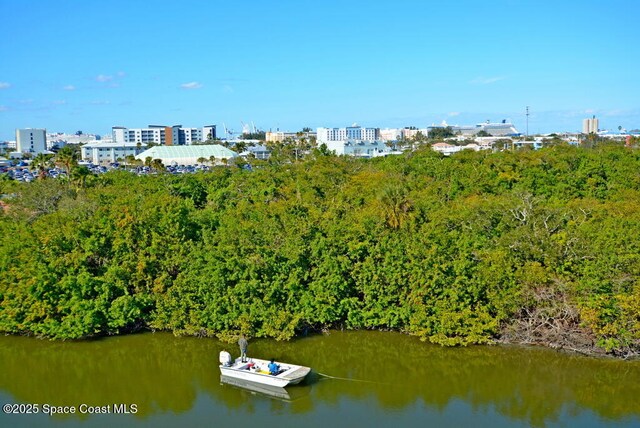 300 Columbia Dr Unit 5051, Cape Canaveral, FL 32920 - birds eye view of property featuring a water view