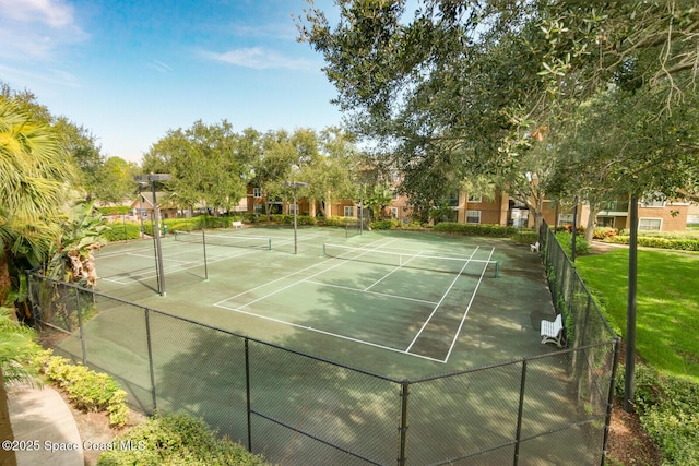 view of sport court