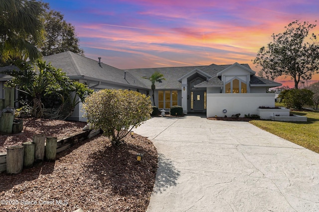 view of ranch-style home