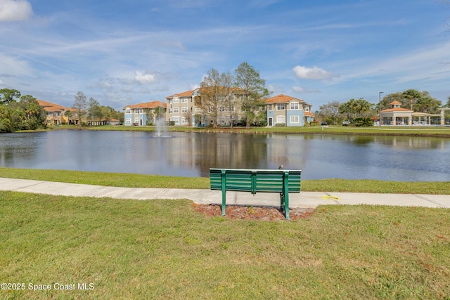 property view of water