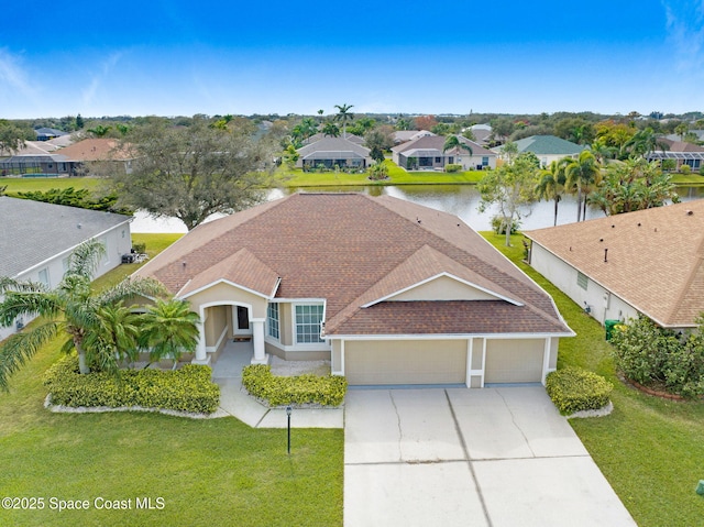 birds eye view of property featuring a residential view