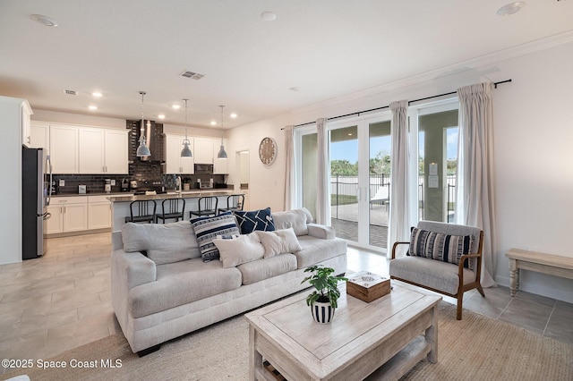 view of living room