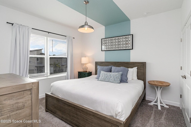 bedroom featuring carpet flooring