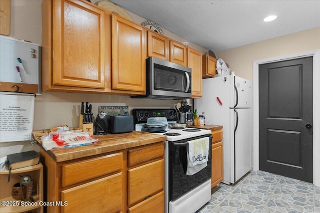 kitchen with white appliances