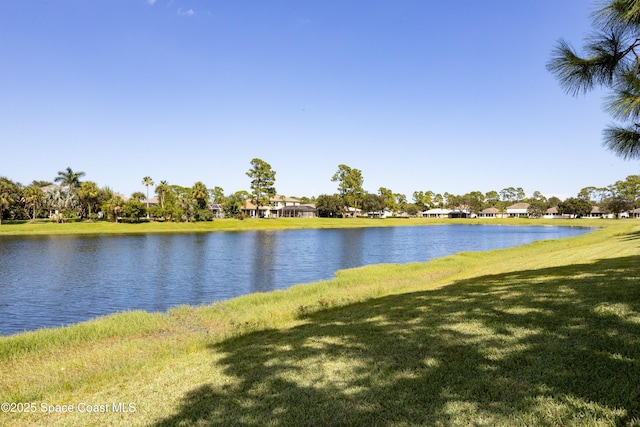 property view of water