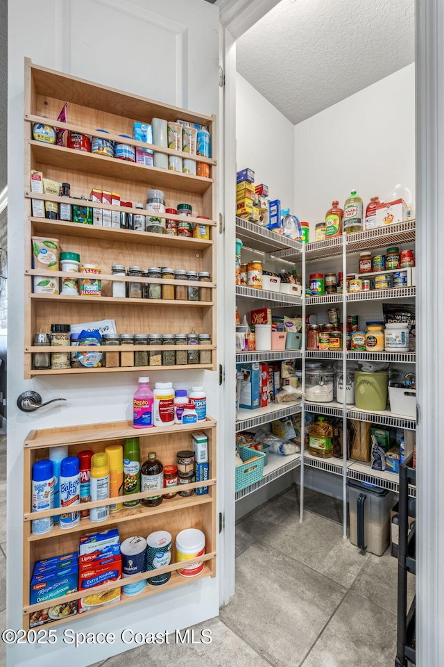 view of pantry