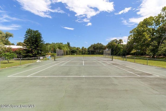 view of sport court