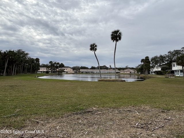 view of water feature