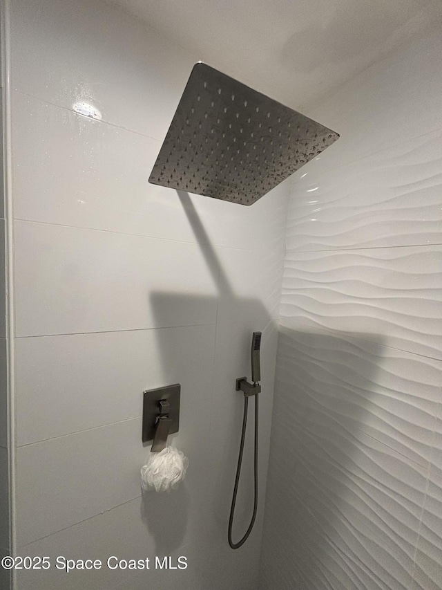 room details with a shower