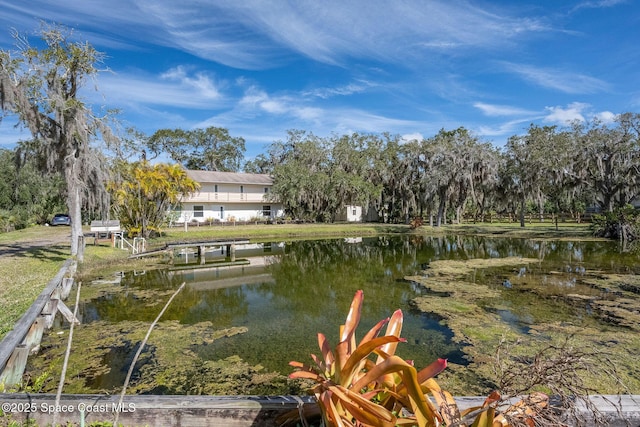 view of water feature