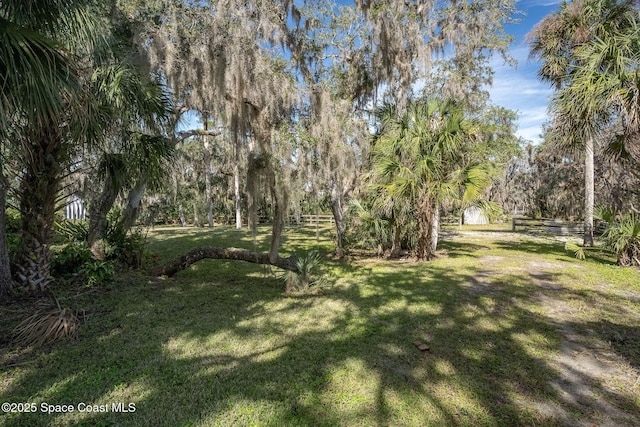 view of yard