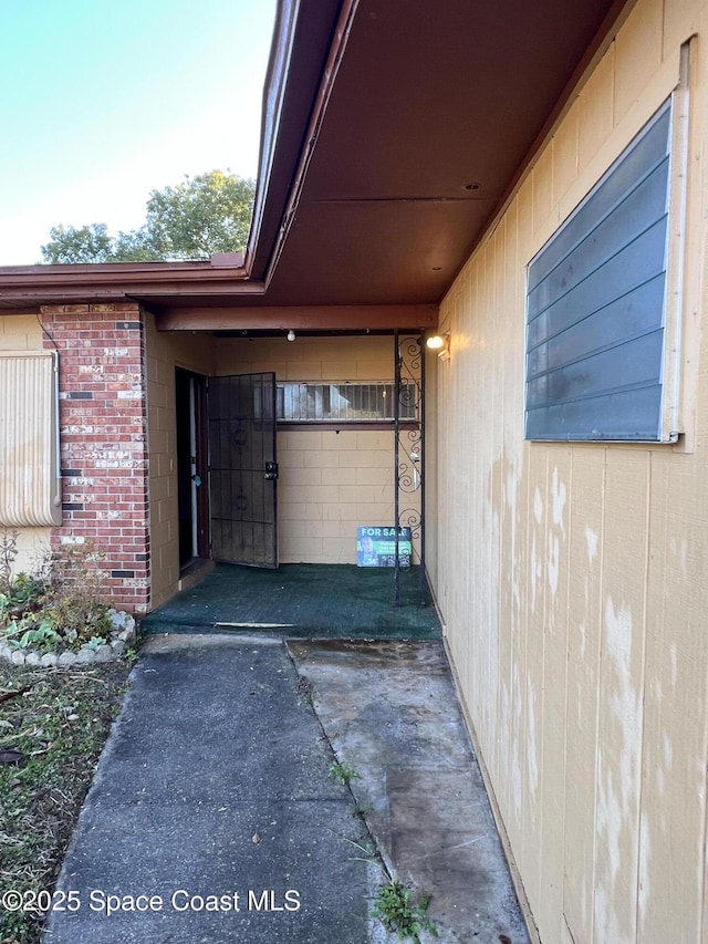 view of entrance to property