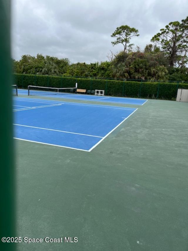 view of tennis court