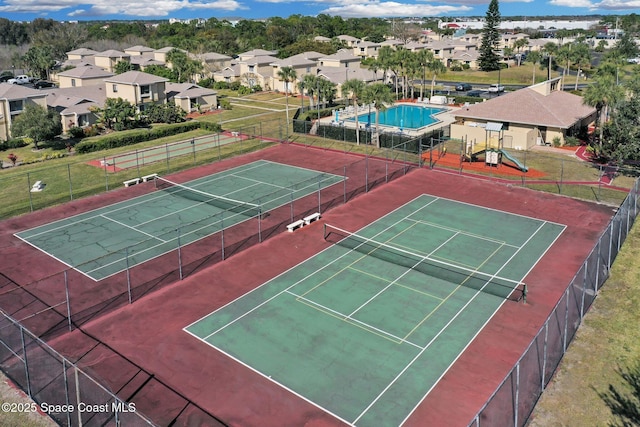 view of sport court with basketball court