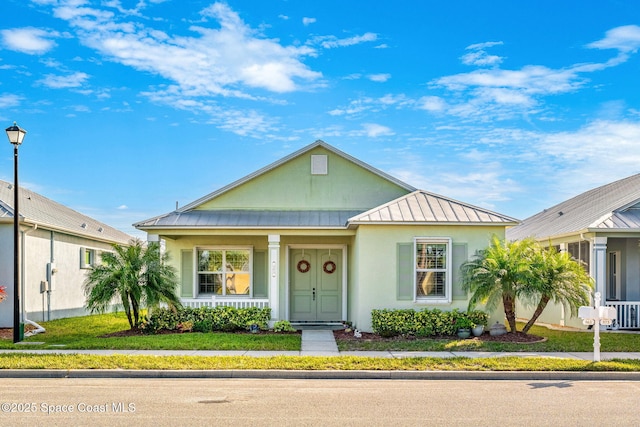 view of bungalow-style home