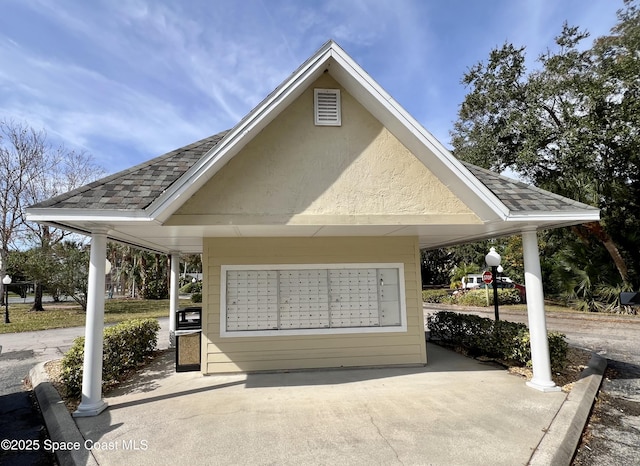 view of home's community with mail boxes