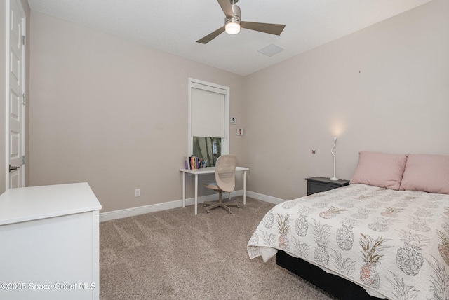 7690 Kerrington Dr, Melbourne, FL 32940 - carpeted bedroom featuring ceiling fan