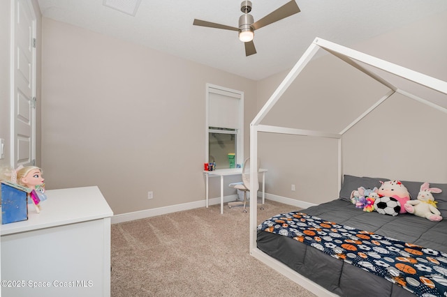 7690 Kerrington Dr, Melbourne, FL 32940 - carpeted bedroom featuring ceiling fan