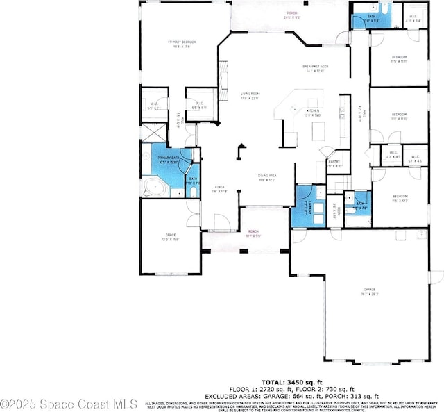 7690 Kerrington Dr, Melbourne, FL 32940 - floor plan
