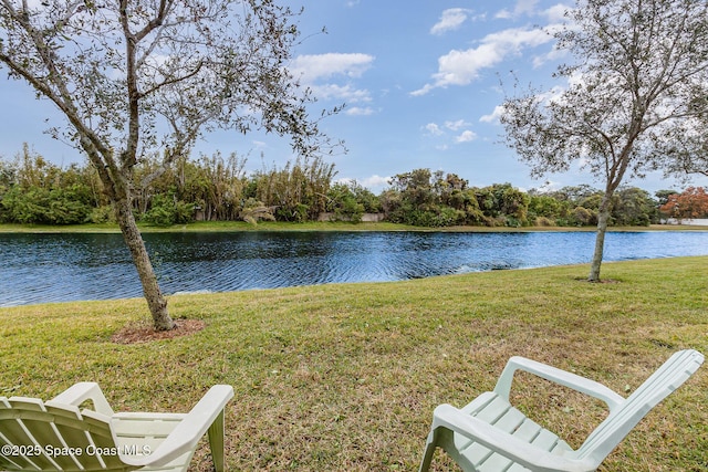 property view of water