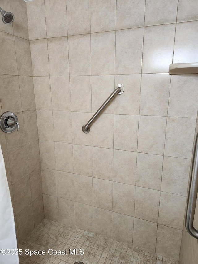 bathroom with walk in shower