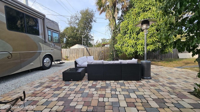 view of patio / terrace featuring outdoor lounge area