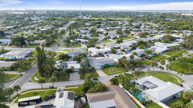 bird's eye view featuring a residential view