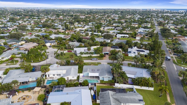 birds eye view of property featuring a residential view