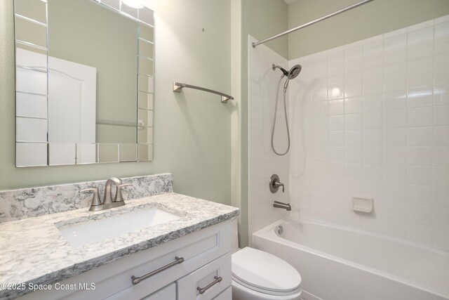 3489 Ahern Pl, Melbourne, FL 32940 - full bath with shower / bathtub combination, vanity, and toilet