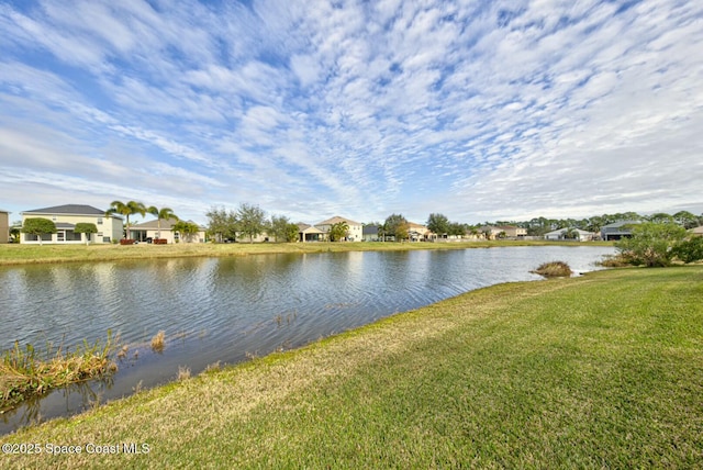 water view with a residential view