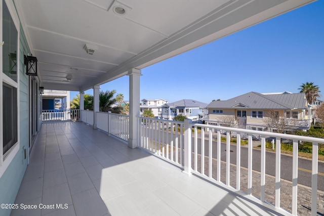 balcony with a porch