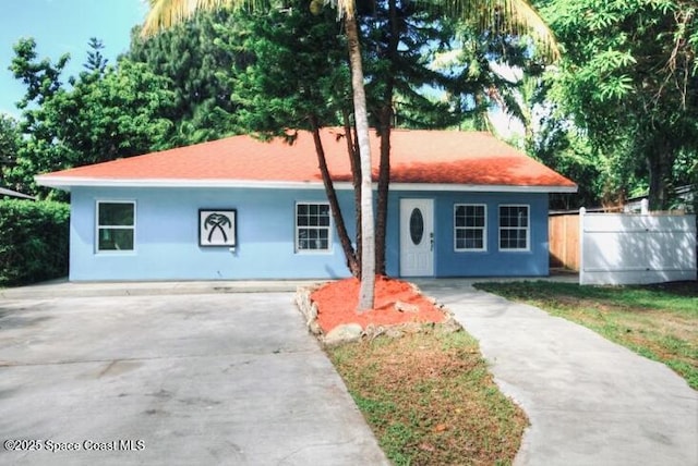 view of front of home