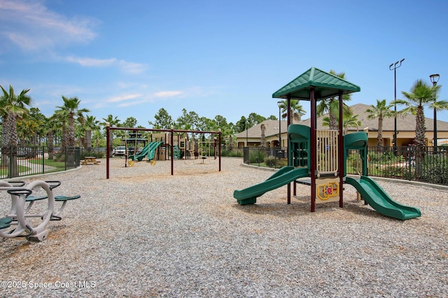 view of play area