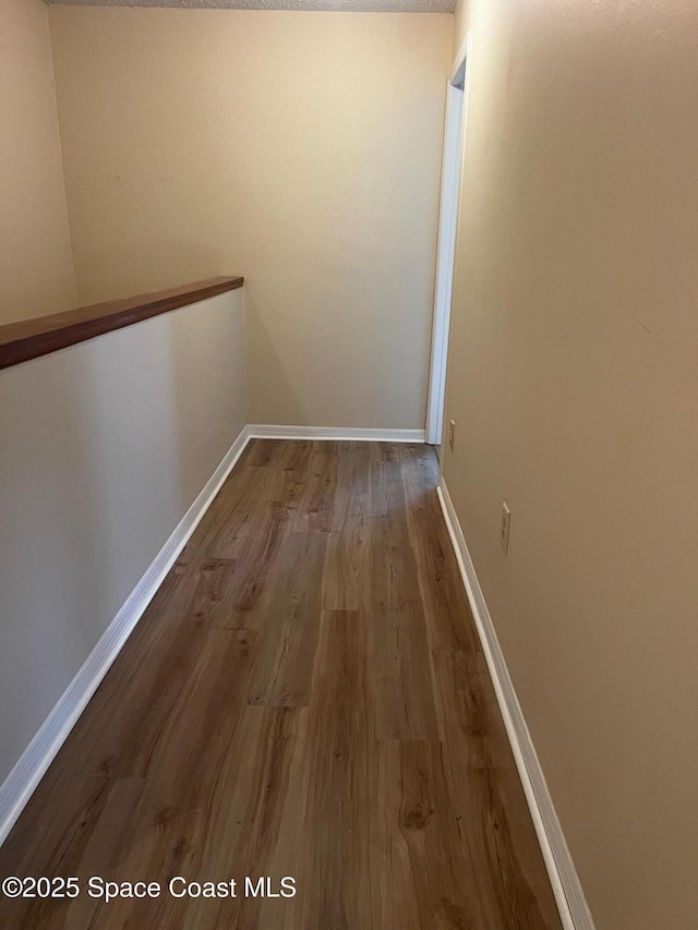 hall featuring hardwood / wood-style floors