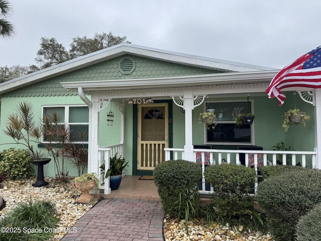 view of front of home