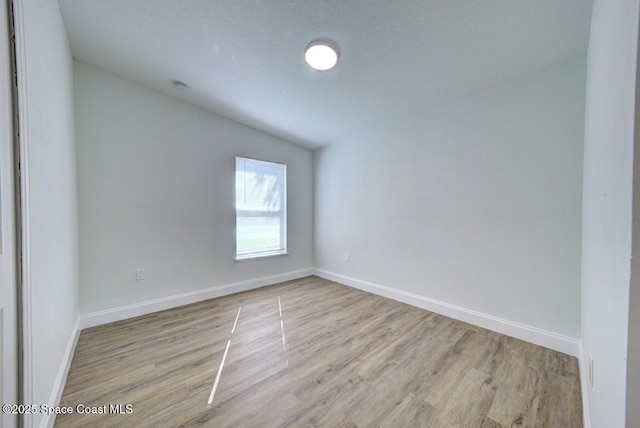 empty room featuring light hardwood / wood-style flooring