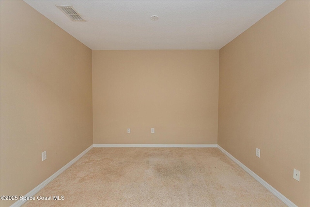 empty room with light carpet