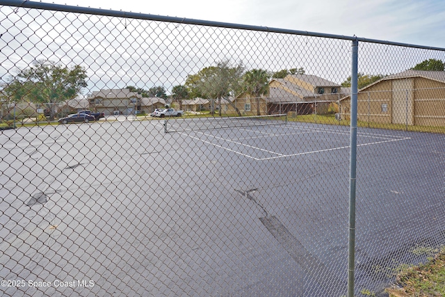 view of tennis court