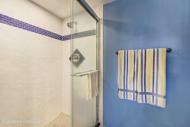 bathroom with walk in shower