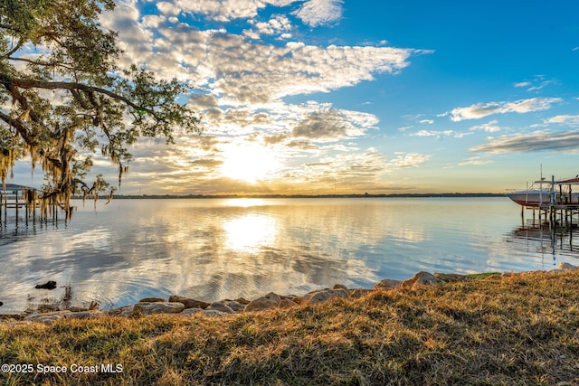 property view of water