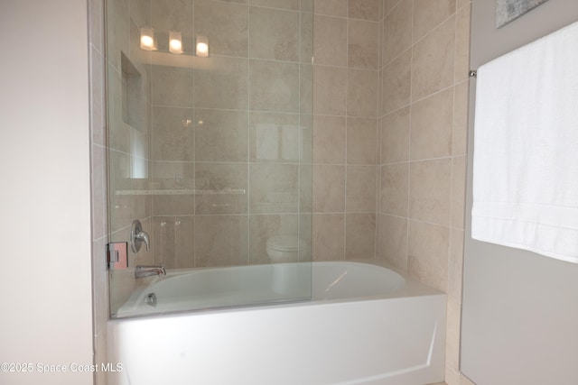 view of full bathroom