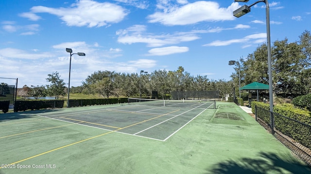 view of sport court