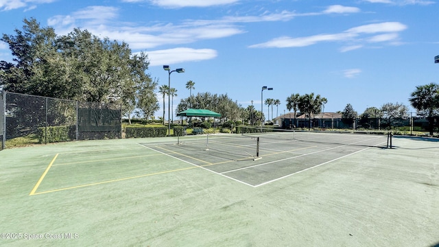 view of sport court